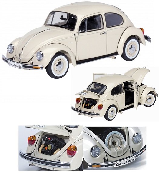 Schuco 1/18 VW Kaffer 1600i 2003 Cream